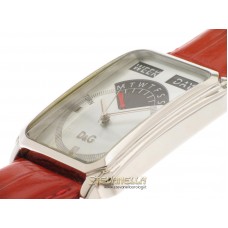D&G orologio Seaquest acciaio cinturino rosso  DW0124